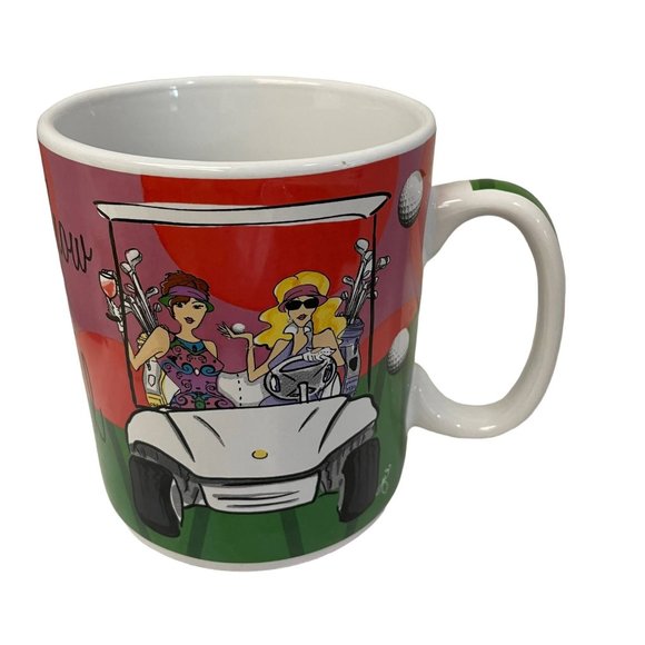 Vintage Collectible Coffee Mugs Cups This Is How We Roll Women Besties Golf 5 1/ - Picture 1 of 8